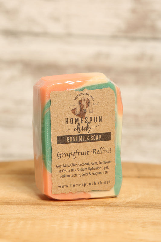 Grapefruit Bellini Goat Milk Soap