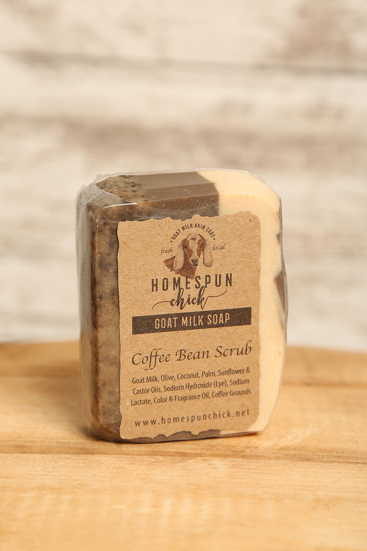 Coffee Bean Scrub Goat Milk Soap