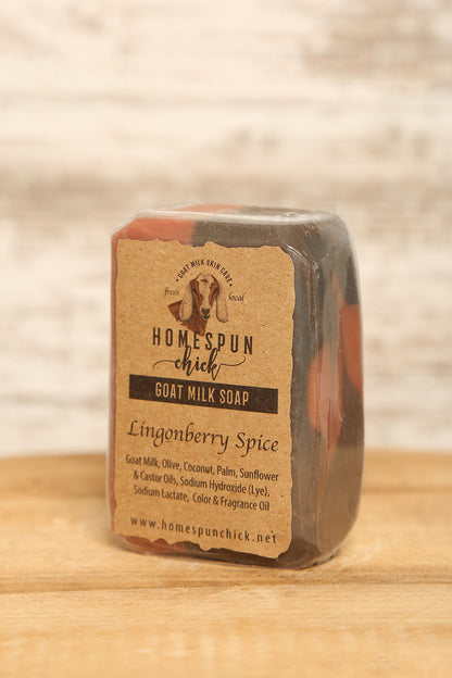 Lingonberry Spice Goat Milk Soap