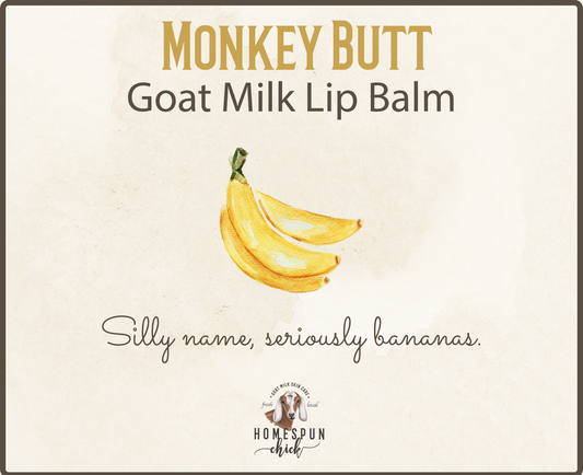 Monkey Butt Goat Milk Lip Balm
