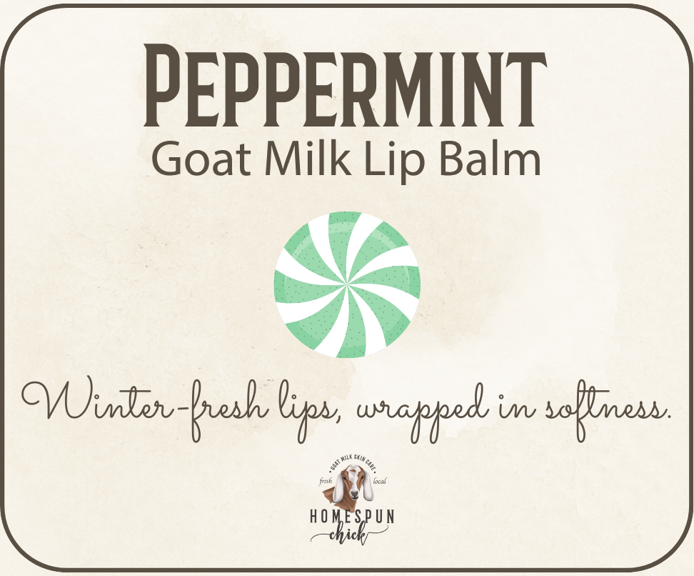 Peppermint Goat Milk Lip Balm