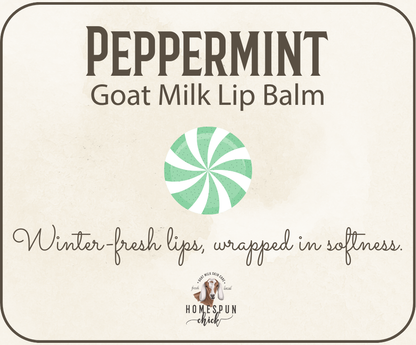 Peppermint Goat Milk Lip Balm