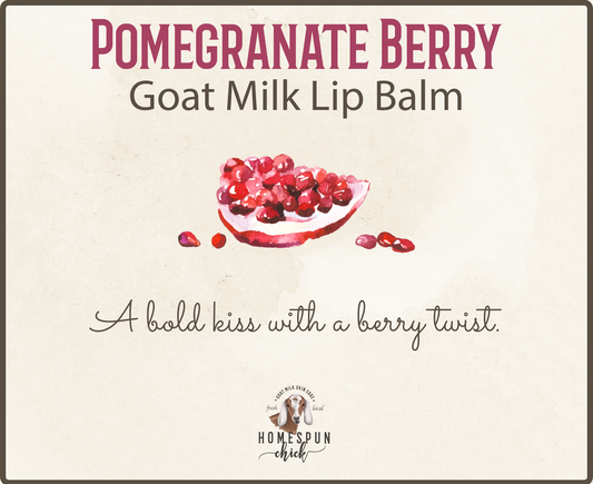 Pomegranate Berry Goat Milk Lip Balm