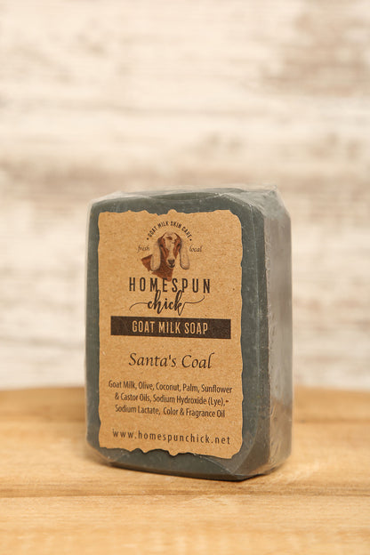 Santa's Coal Goat Milk Soap