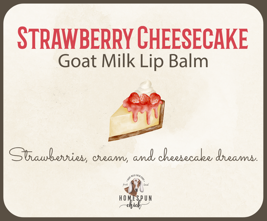 Strawberry Cheesecake Goat Milk Lip Balm