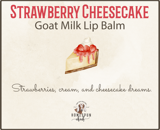 Strawberry Cheesecake Goat Milk Lip Balm