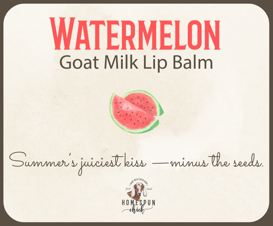 Watermelon Goat Milk Lip Balm