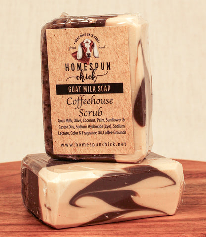 Coffee Bean Scrub Goat Milk Soap