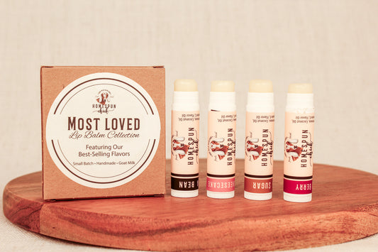 Most Loved Goat Milk Lip Balm Gift Set | 4-Pack