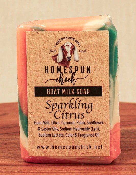 Sparkling Citrus Goat Milk Soap