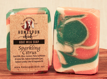 Sparkling Citrus Goat Milk Soap