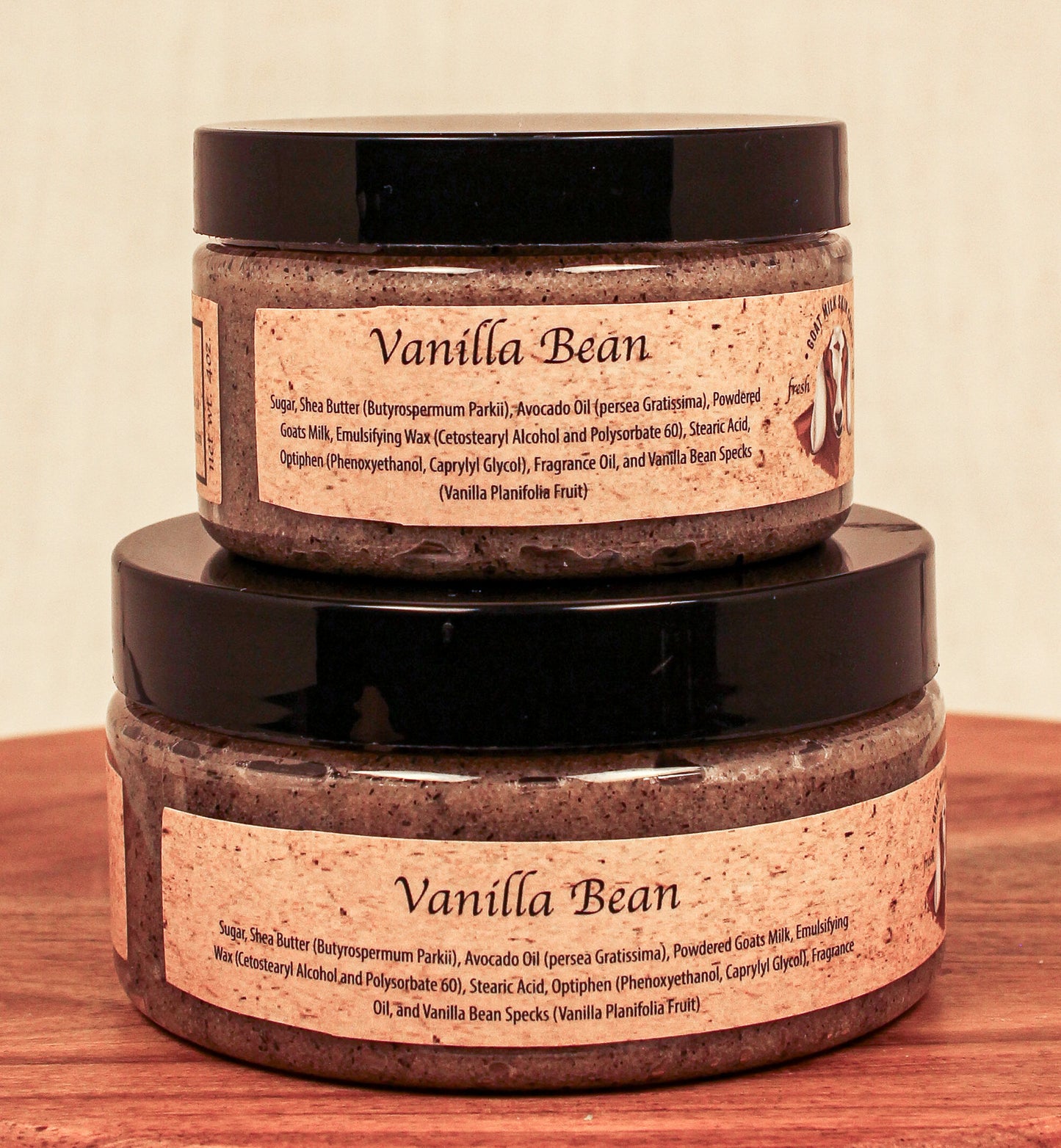 Vanilla Bean Goat Milk Sugar Scrub