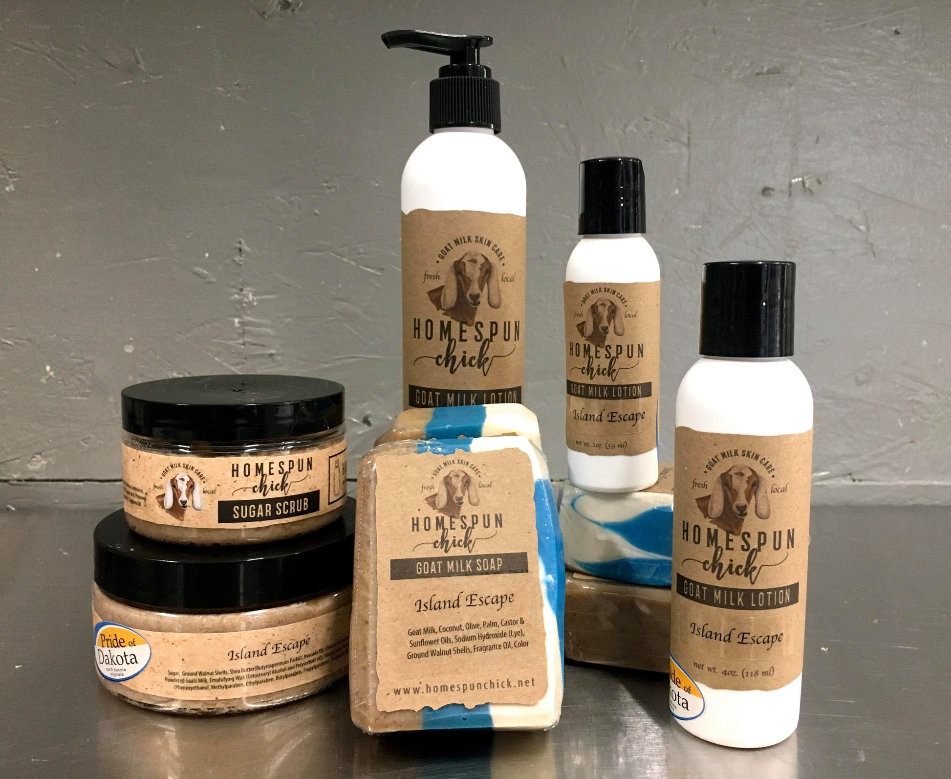 Island Escape Line of Products