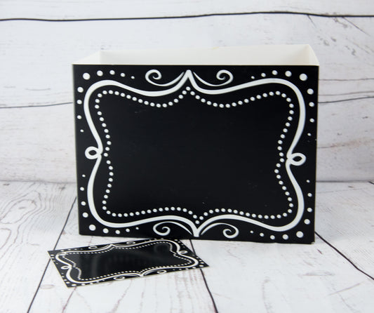 Black with White Frame Gift Box Set