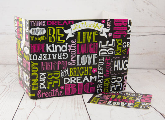 Black with Encouraging Words Gift Box Set