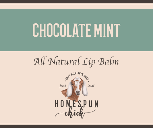 Chocolate Mint Goat Milk Lip Balm