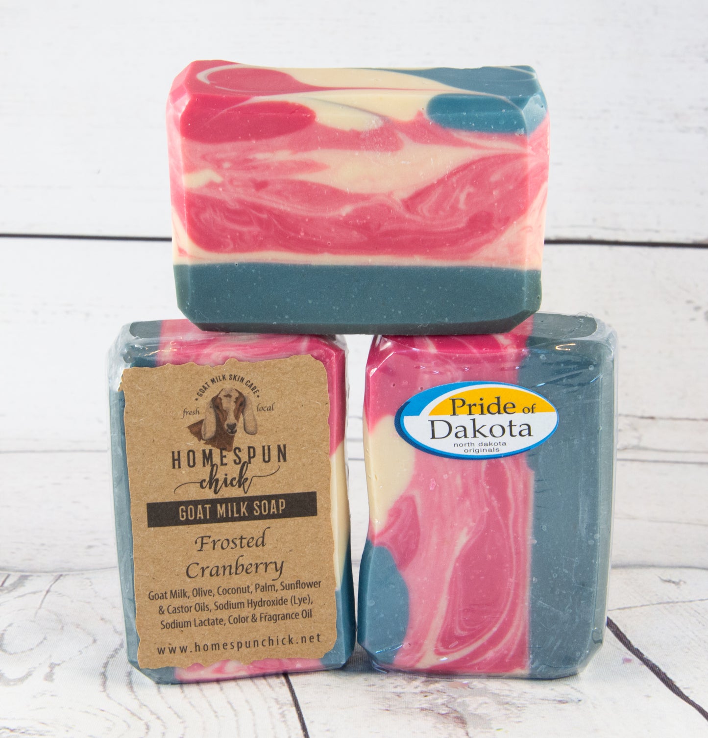 Frosted Cranberry Goat Milk Soap