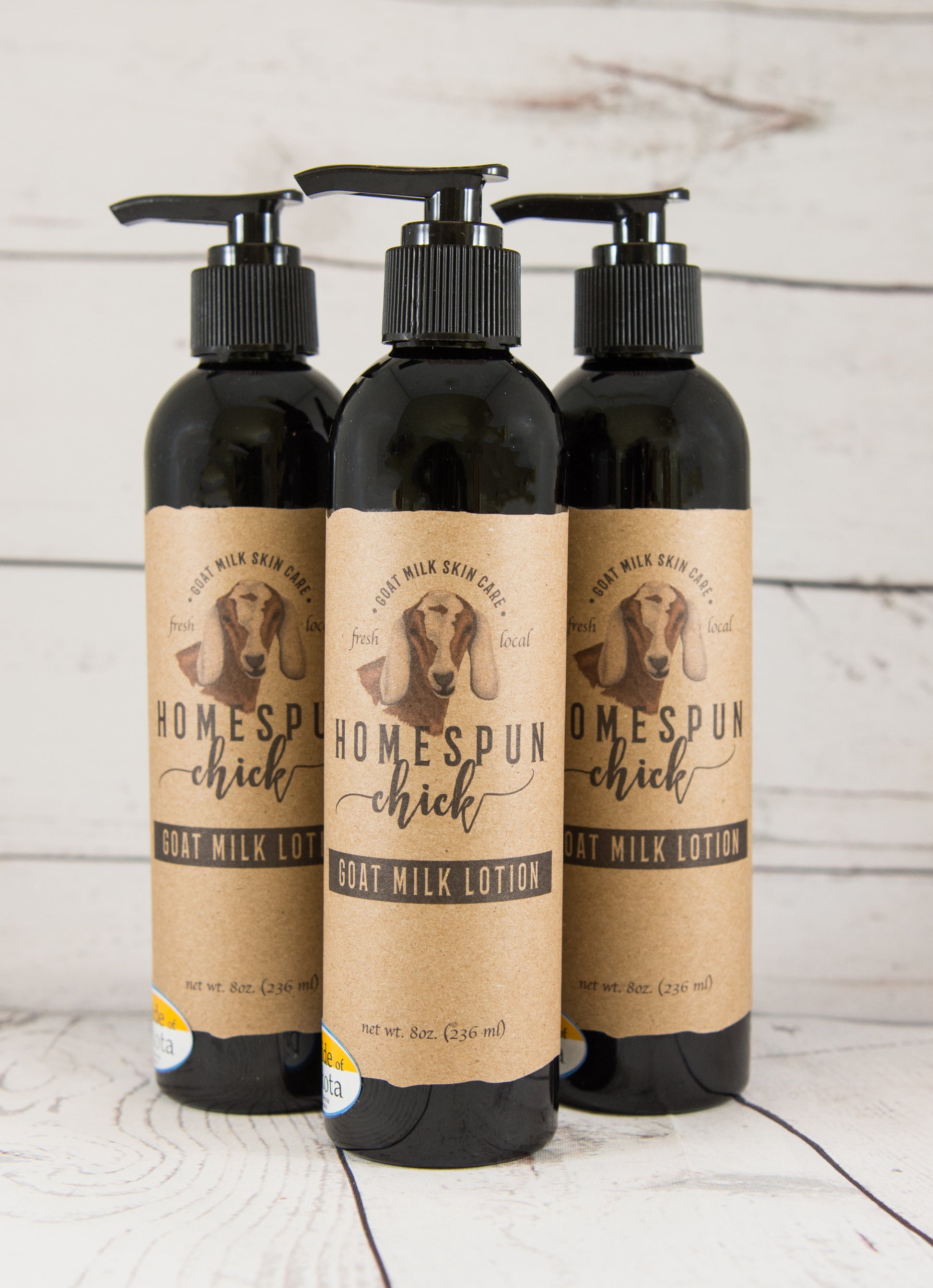 Rustic Woods & Rum Goat Milk Lotion - 8 oz. bottle