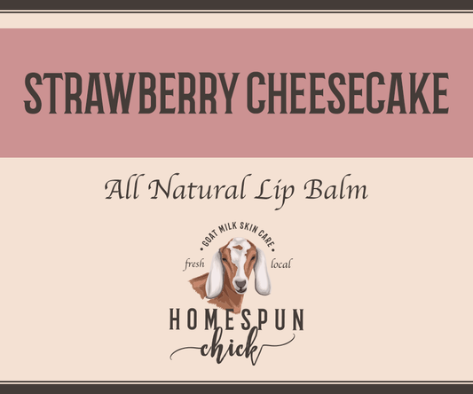 Strawberry Cheesecake Goat Milk Lip Balm